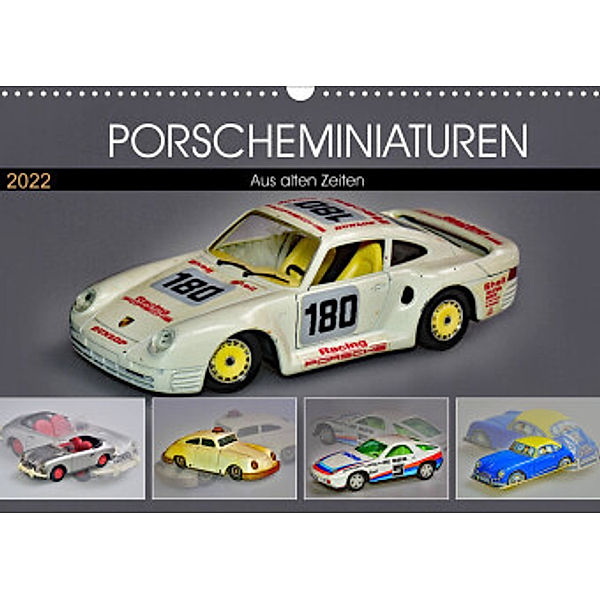 PORSCHEMINIATUREN (Wandkalender 2022 DIN A3 quer), Ingo Laue