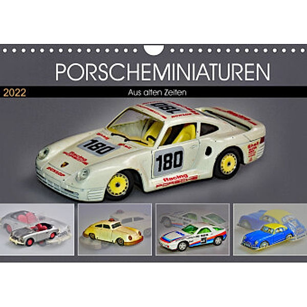 PORSCHEMINIATUREN (Wandkalender 2022 DIN A4 quer), Ingo Laue