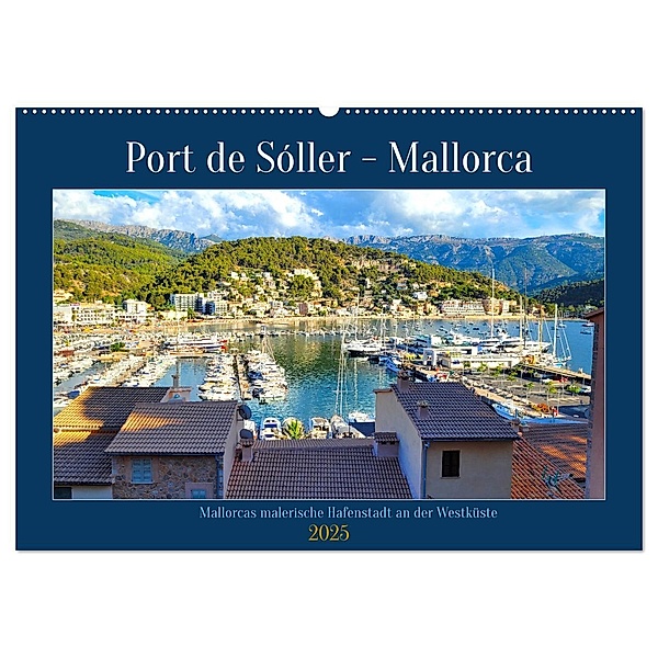 Port de Sóller - Mallorca (Wandkalender 2025 DIN A2 quer), CALVENDO Monatskalender, Calvendo, Piera Marlena Büchler