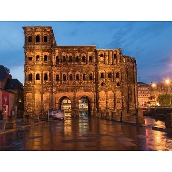 Porta Nigra in Trier am Abend - 100 Teile (Puzzle)