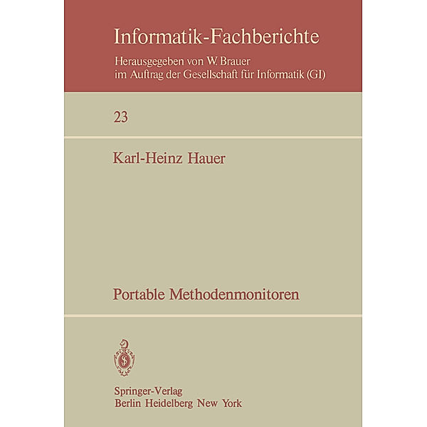 Portable Methodenmonitoren, K.-H. Hauer