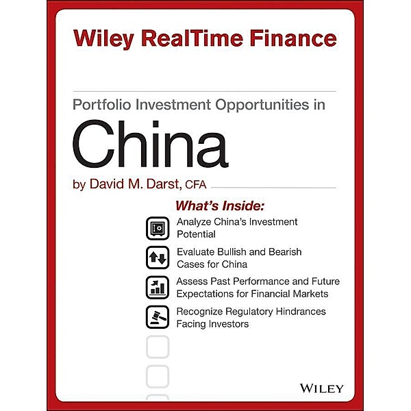 Portfolio Investment Opportunities in China / Wiley Finance RealTime, David M. Darst