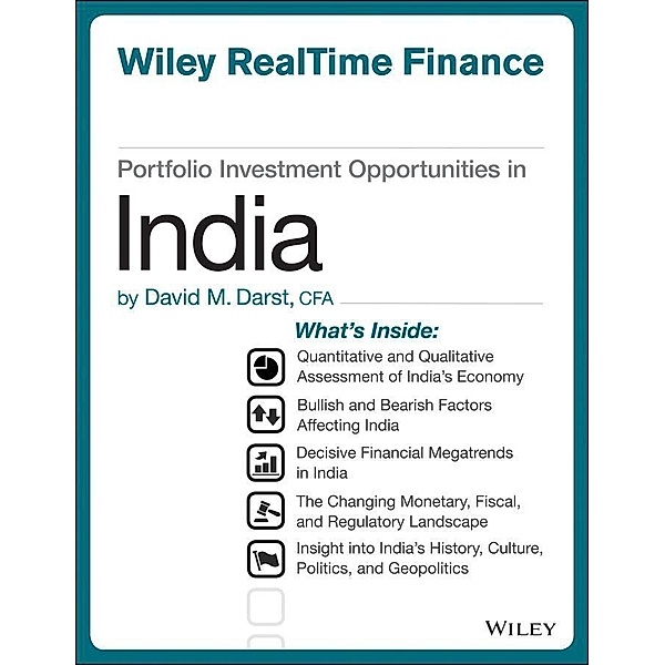 Portfolio Investment Opportunities in India / Wiley Finance RealTime, David M. Darst