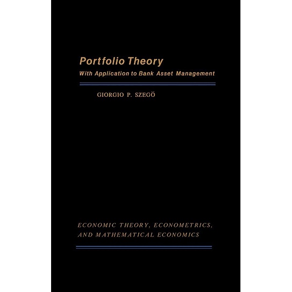 Portfolio Theory, Giorgio P. Szegö