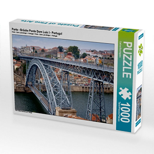 Porto - Brücke Ponte Dom Luís I - Portugal (Puzzle), Carina Buchspies
