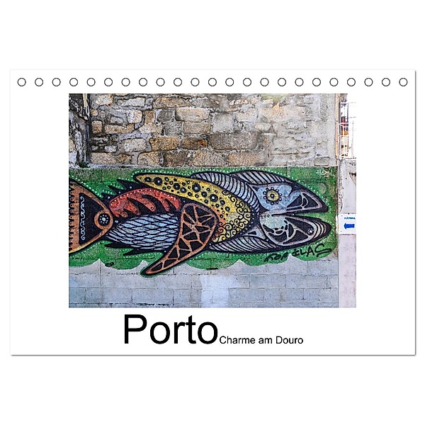 Porto - Charme am Douro (Tischkalender 2025 DIN A5 quer), CALVENDO Monatskalender, Calvendo, Gabi Hampe