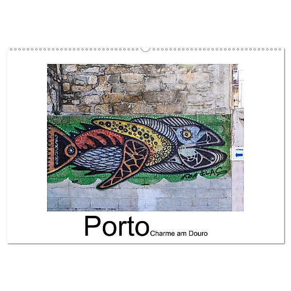Porto - Charme am Douro (Wandkalender 2025 DIN A2 quer), CALVENDO Monatskalender, Calvendo, Gabi Hampe