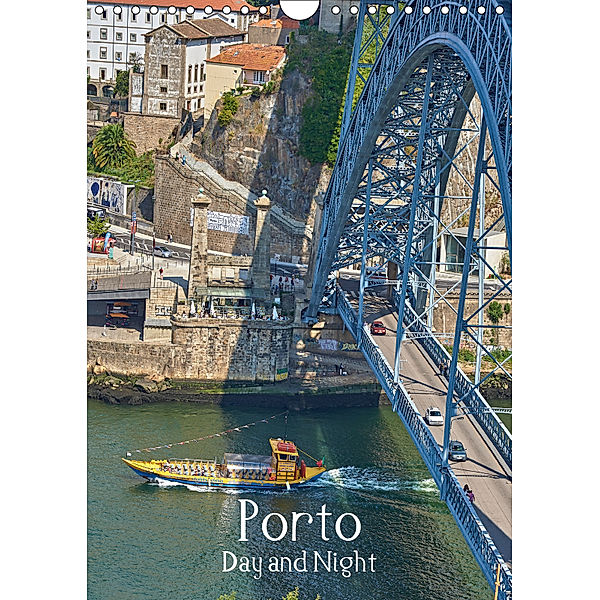 Porto Day and Night (Wall Calendar 2019 DIN A4 Portrait), Mark Bangert