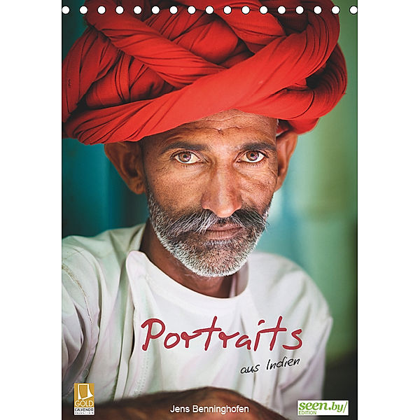 Portraits aus Indien (Tischkalender 2019 DIN A5 hoch), Jens Benninghofen