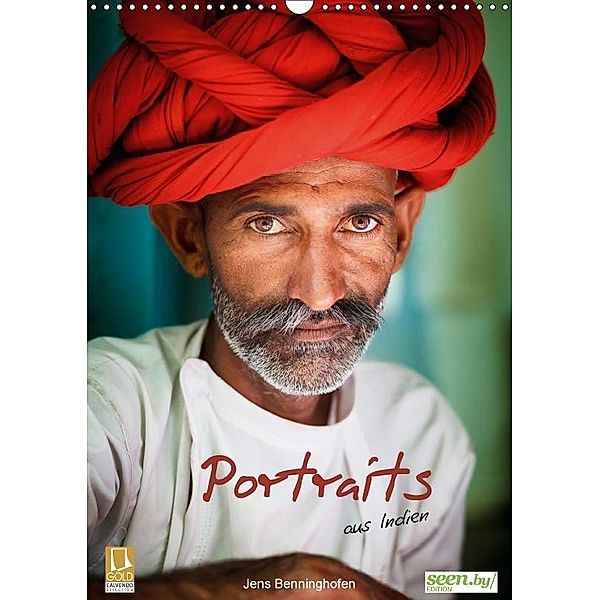 Portraits aus Indien (Wandkalender 2017 DIN A3 hoch), Jens Benninghofen