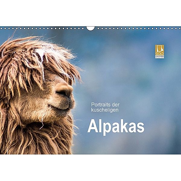 Portraits der kuscheligen Alpakas (Wandkalender 2018 DIN A3 quer), Bianca Mentil