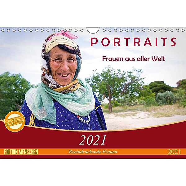 PORTRAITS - Frauen aus aller Welt (Wandkalender 2021 DIN A4 quer), Claudia Wiens