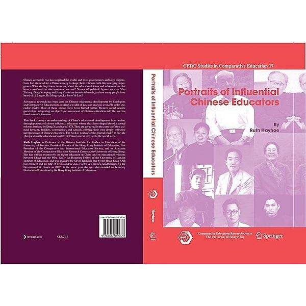Portraits of Influential Chinese Educators / CERC Studies in Comparative Education Bd.17, Ruth Hayhoe