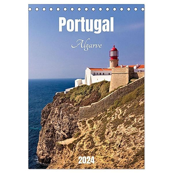 Portugal. Algarve (Tischkalender 2024 DIN A5 hoch), CALVENDO Monatskalender, Klaus Kolfenbach