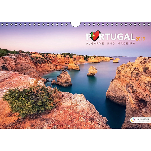 Portugal - Algarve und Madeira (Wandkalender 2019 DIN A4 quer), Dirk Wiemer
