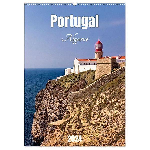 Portugal. Algarve (Wandkalender 2024 DIN A2 hoch), CALVENDO Monatskalender, Klaus Kolfenbach