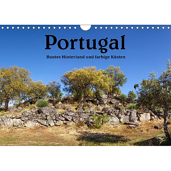 Portugal Buntes Hinterland und farbige Küsten (Wandkalender 2019 DIN A4 quer), Ursula Salzmann