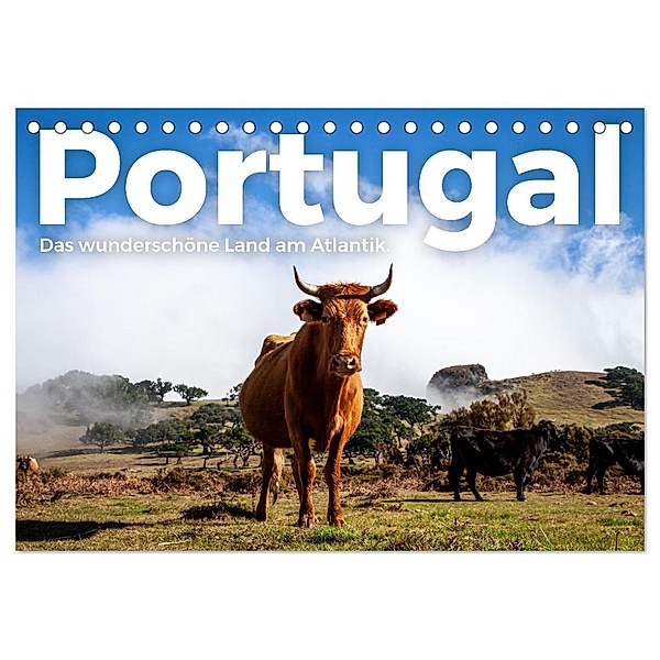 Portugal - Das wunderschöne Land am Atlantik. (Tischkalender 2024 DIN A5 quer), CALVENDO Monatskalender, M. Scott