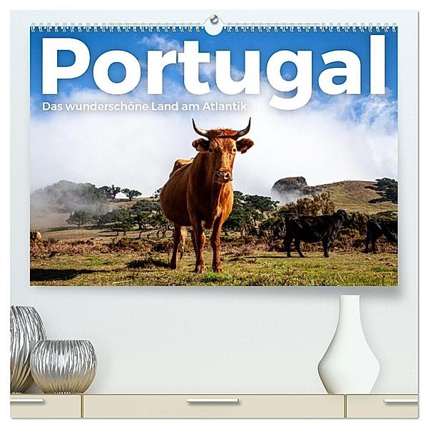 Portugal - Das wunderschöne Land am Atlantik. (hochwertiger Premium Wandkalender 2024 DIN A2 quer), Kunstdruck in Hochglanz, M. Scott