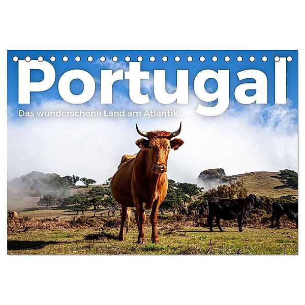 Portugal - Das wunderschöne Land am Atlantik. (Tischkalender 2025 DIN A5 quer), CALVENDO Monatskalender, Calvendo, M. Scott