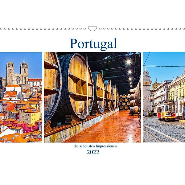 Portugal - die schönsten Impressionen (Wandkalender 2022 DIN A3 quer), Nina Schwarze