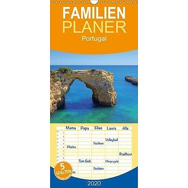 Portugal - Familienplaner hoch (Wandkalender 2020 , 21 cm x 45 cm, hoch)