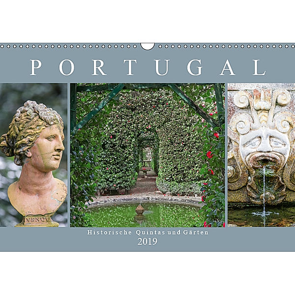 Portugal - Historische Quintas und Gärten (Wandkalender 2019 DIN A3 quer), Dieter Meyer