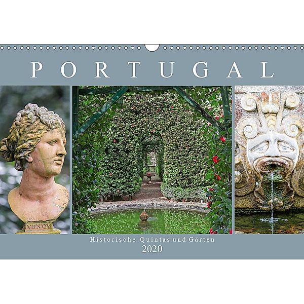 Portugal - Historische Quintas und Gärten (Wandkalender 2020 DIN A3 quer), Dieter Meyer