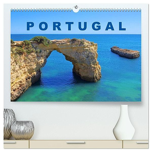 Portugal (hochwertiger Premium Wandkalender 2024 DIN A2 quer), Kunstdruck in Hochglanz, LianeM