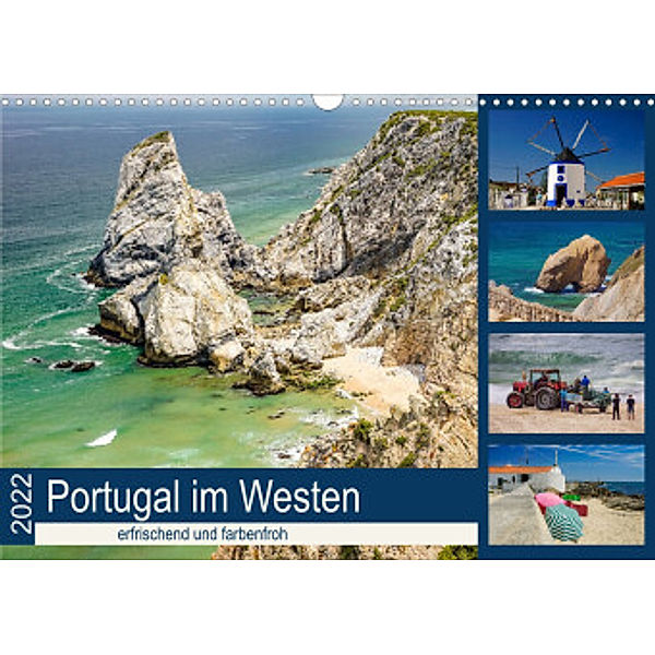 Portugal im Westen - erfrischend und farbenfroh (Wandkalender 2022 DIN A3 quer), Silke Liedtke