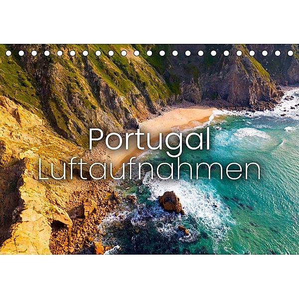 Portugal Luftaufnahmen (Tischkalender 2023 DIN A5 quer), SF