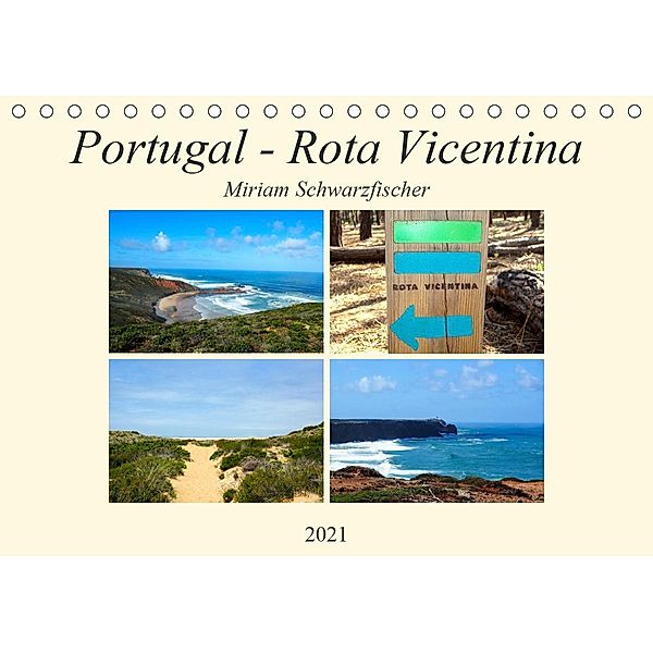 Portugal - Rota Vicentina (Tischkalender 2021 DIN A5 quer), Fotografin Miriam Schwarzfischer