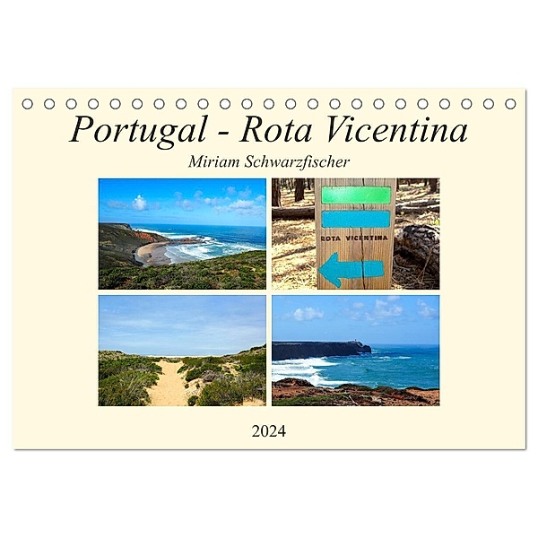 Portugal - Rota Vicentina (Tischkalender 2024 DIN A5 quer), CALVENDO Monatskalender, Fotografin Miriam Schwarzfischer