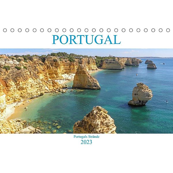 Portugal - Strände in Portugal (Tischkalender 2023 DIN A5 quer), pixs:sell