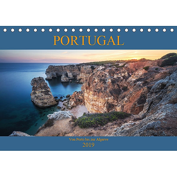 Portugal - Von Porto bis zur Algarve (Tischkalender 2019 DIN A5 quer), Jean Claude Castor
