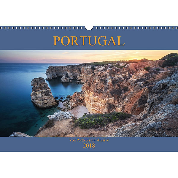 Portugal - Von Porto bis zur Algarve (Wandkalender 2018 DIN A3 quer), Jean Claude Castor