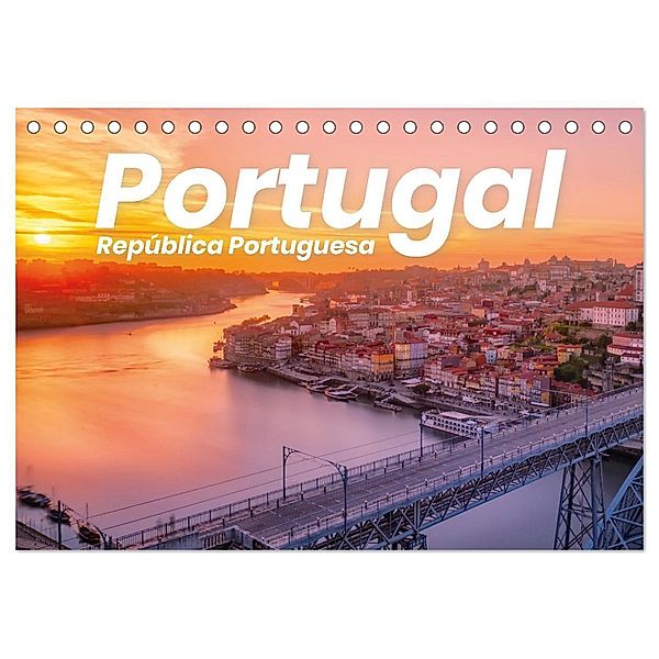 Portugal - wundervolle Natur (Tischkalender 2024 DIN A5 quer), CALVENDO Monatskalender, Benjamin Lederer