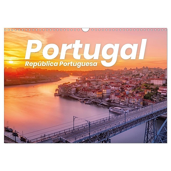 Portugal - wundervolle Natur (Wandkalender 2024 DIN A3 quer), CALVENDO Monatskalender, Benjamin Lederer