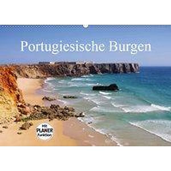 Portugiesische Burgen (Wandkalender 2019 DIN A2 quer), LianeM