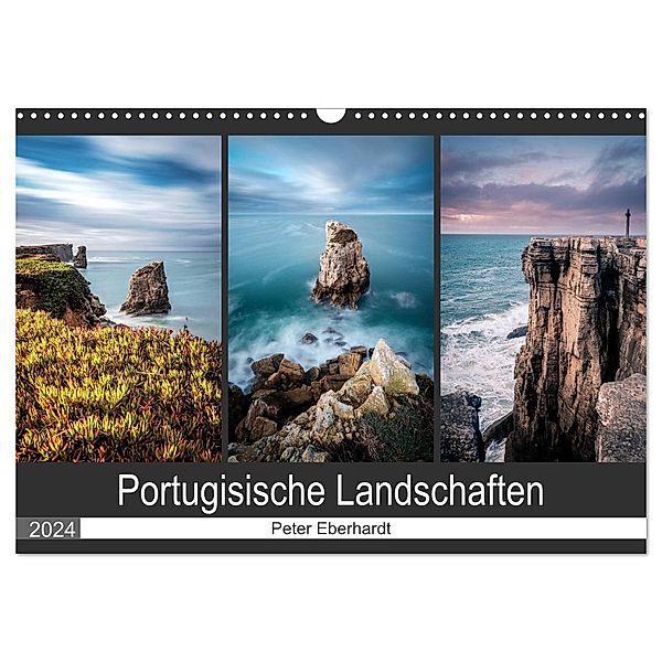 Portugisische Landschaften (Wandkalender 2024 DIN A3 quer), CALVENDO Monatskalender, Peter Eberhardt