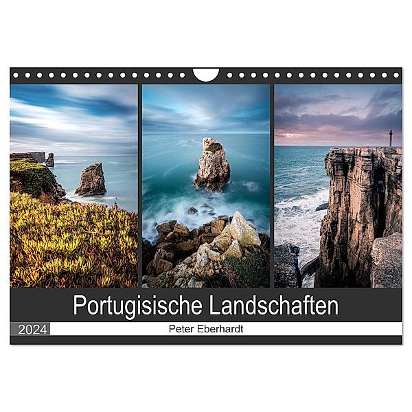 Portugisische Landschaften (Wandkalender 2024 DIN A4 quer), CALVENDO Monatskalender, Peter Eberhardt