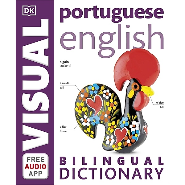 Portuguese-English Bilingual Visual Dictionary with Free Audio App, Dk