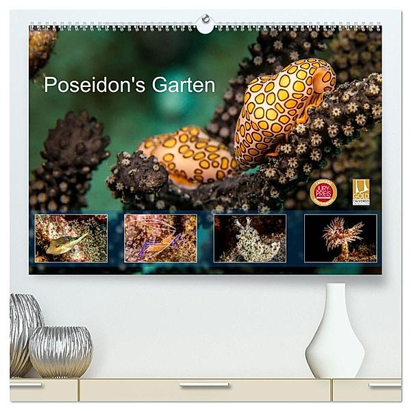 Poseidon's Garten (hochwertiger Premium Wandkalender 2025 DIN A2 quer), Kunstdruck in Hochglanz, Calvendo, Yvonne & Tilo Kühnast - NaturePicsFilms