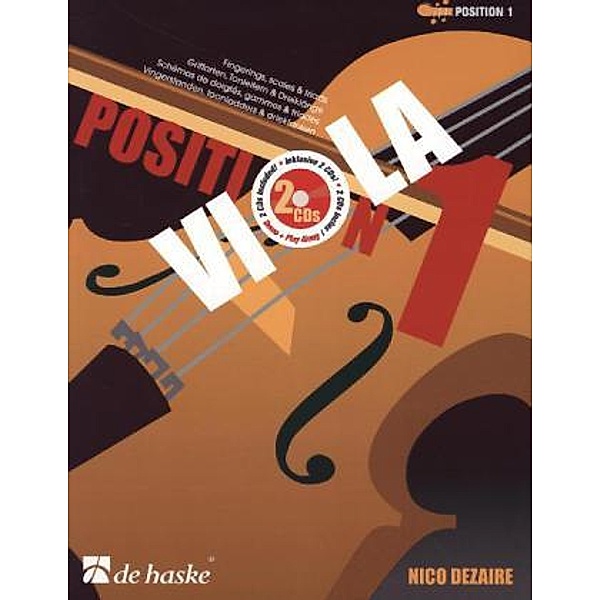 Position 1, für Viola, m. 2 Audio-CDs, Nico Dezaire