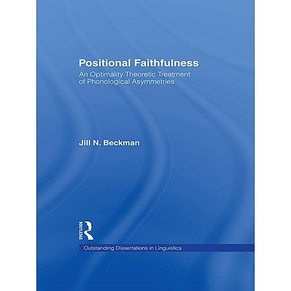 Positional Faithfulness, Jill N. Beckman