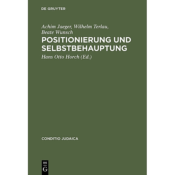 Positionierung und Selbstbehauptung, Achim Jaeger, Wilhelm Terlau