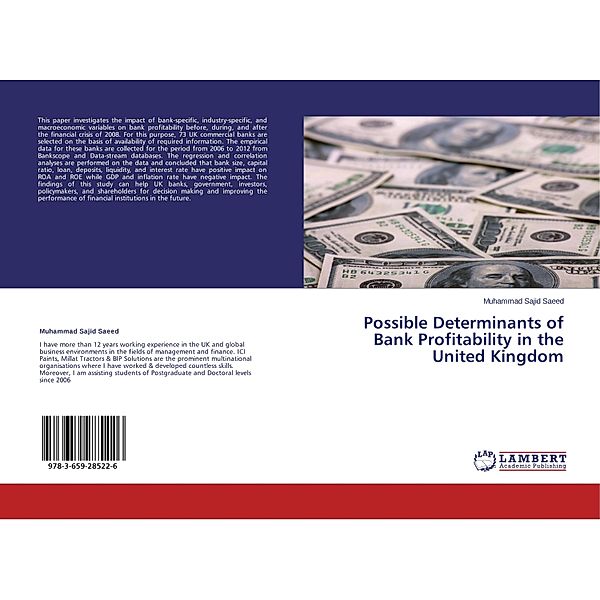 Possible Determinants of Bank Profitability in the United Kingdom, Muhammad Sajid Saeed