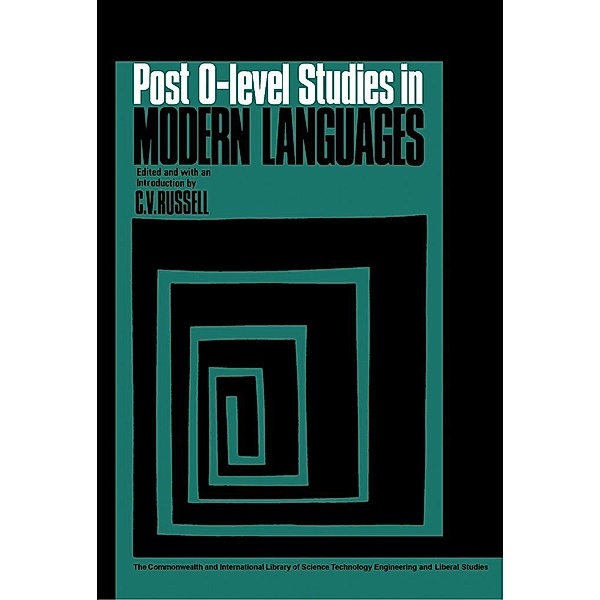Post-O-Level Studies in Modern Languages