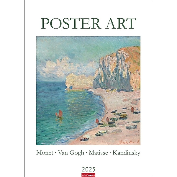 Poster Art Kalender 2025 - Monet Van Gogh Matisse Kandinsky