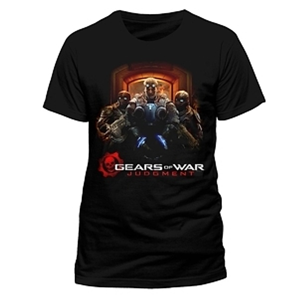 Poster Art (T-Shirt,Schwarz,Größe S), Gears Of War